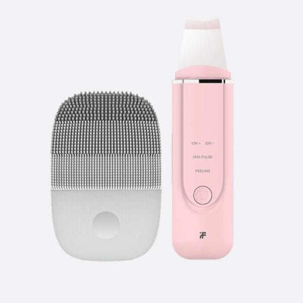Inface Facial Cleansing Brush & Ultrasonic Ion Cleansing Skin Scrubber For Face Massager Facial Cleansing Beauty Skin Care Tools